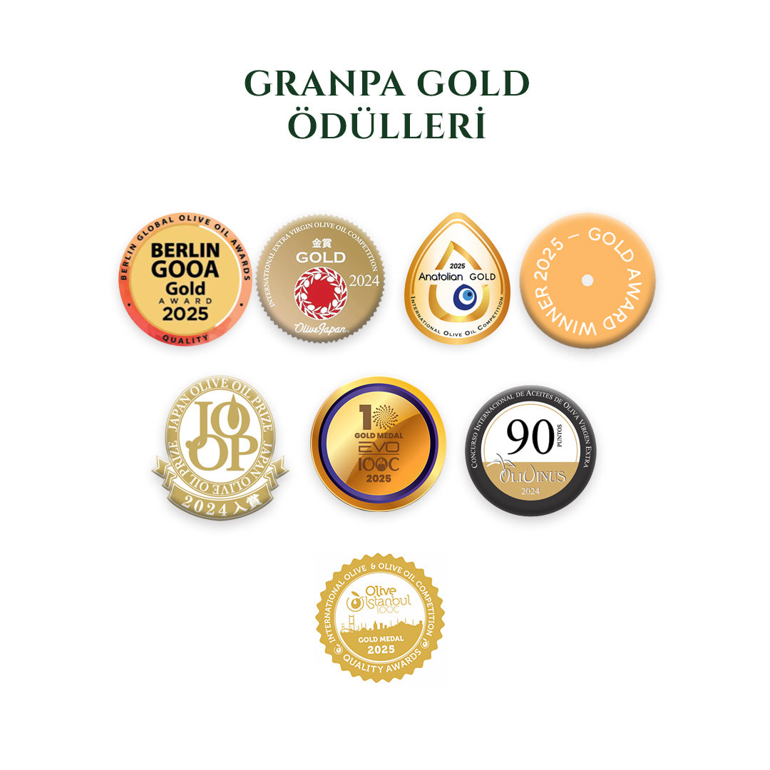 Granpa Gold 5 L Erken Hasat Soğuk Sıkım Zeytinyağı – Gold Seri