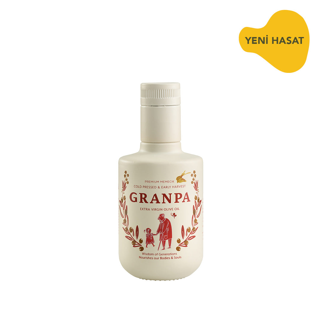 Granpa Premium Memecik 250 ml erken hasat soğuk sıkım zeytinyağı ürün fotoğrafı